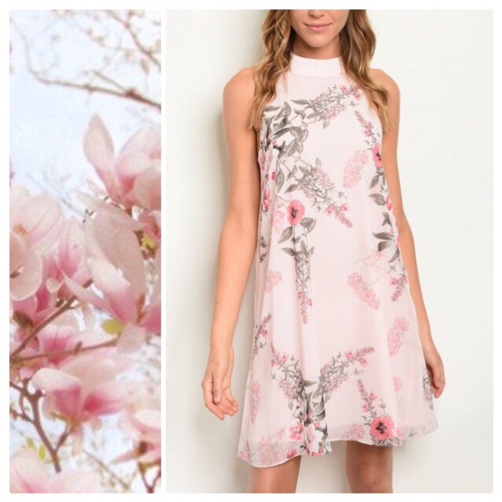 Rosalyn Pink Dressy A line Dress - Picture 2 of 6